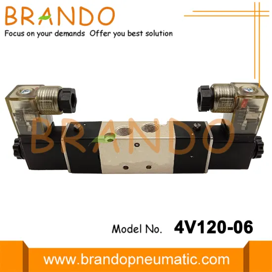 AIRTAC Type 4V120-06 Double Solenoid Valve AC220V DC24V