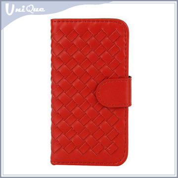 Japan pattern free sample case cover for iphone 6s for samsung galaxy ON5 / ON7,Woven flip mobile case cover in stock
