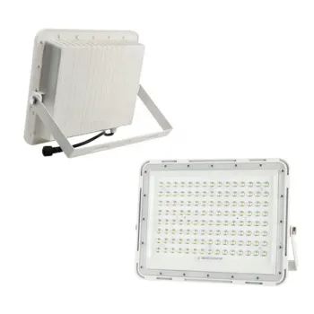 Cold White Remote Control and Optical Sensor High Power 75W+ Solar Powered 200W LED Garden Flood Light