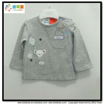 BKD plain grey baby tee shirts
