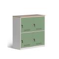 Small Bureau Casiers de stockage Vert 4 portes