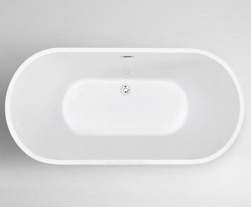 53 Inch Luxury Acrylic Free Standing Bathtub