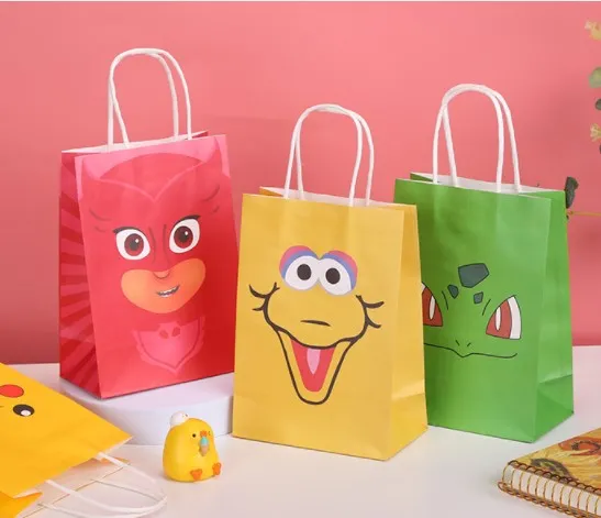 Customized fashion take away food tote bags