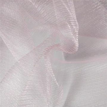 Pink Glimmer Mesh Tulle Fabric for Dress