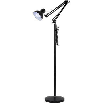 Moderne massieve stalen vloerlamp voor slaapkamer en bankzijde