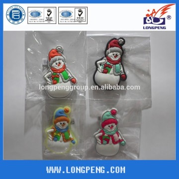 3D Snowman Pvc Fridge Magnet
