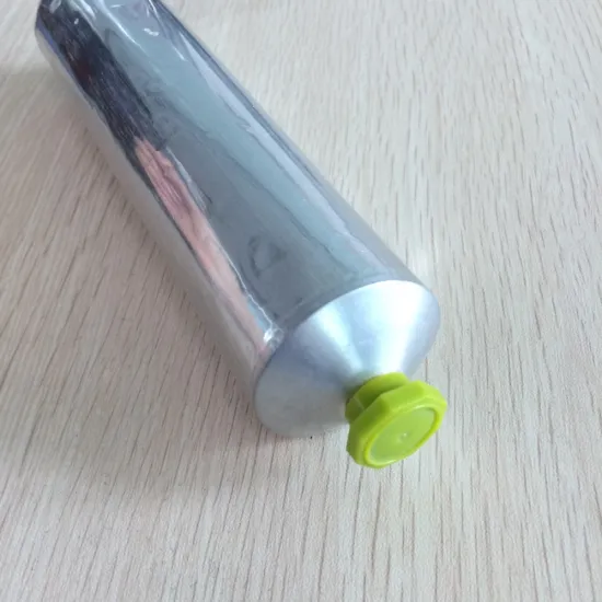 collapsible cosmetic aluminum tube for hand cream