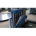 Forklift pre-stretch pallet wrapping machine