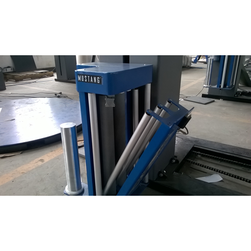 stretch film pallet wrapping machine pre-stretch