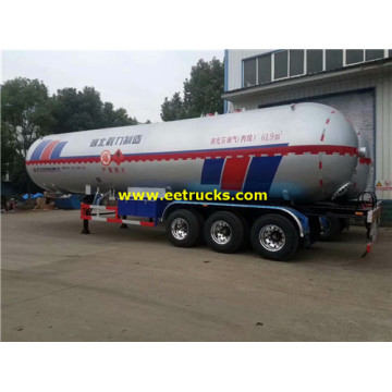 32Ton 62000L пропан газовый танкер прицепы