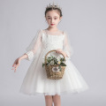 White Tulle Girl Skirt