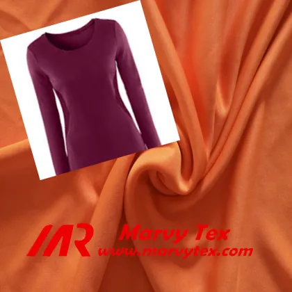 elastic underwear 100 polyester knitted plain fabric