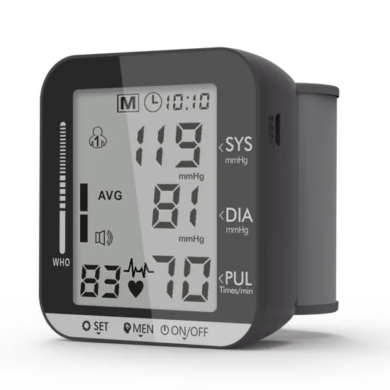 Manufacturer Wrist Blood Pressure Monitor Meter Digital Blood Pressure Monitor Healthy Equipment