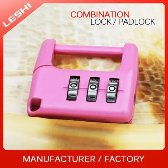 3 Digit Resettable Suitcase Mini Traveling Luggage Coded Lock