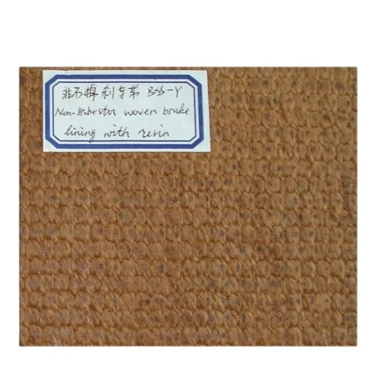 Chinese Non-Asbestos Woven Roll Brake Lining