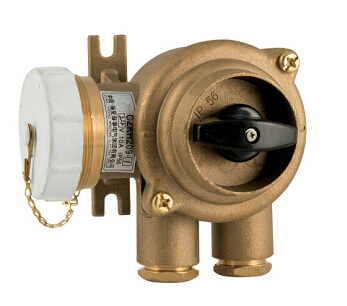 Marine brass Copper Plug Socket with Switch 10A 16A