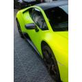 Ultimative flache gelbe Limettenauto Vinyl -Wrap