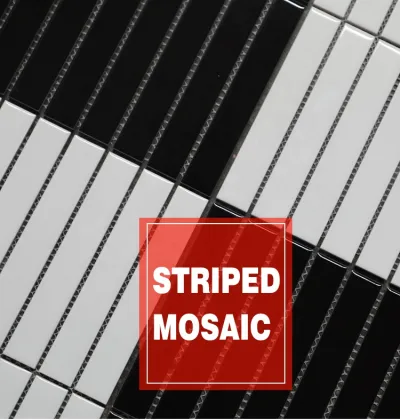 Hot Sale Kit Kat Mosaic Ceramic Tiles for Bathroom Backsplash and Shower Wall Decor