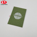 Small Green Paper Button String Envelope Pocket
