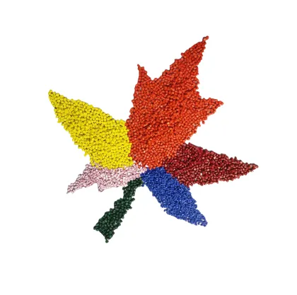 Custom Color Masterbatch Options: White, Black, Red, Blue, Green, Golden, Silver, Antibacterial Additives