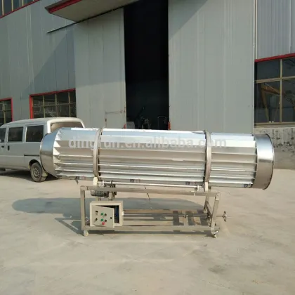 hollow tube grain puffed corn snacks