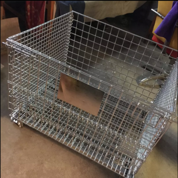 Galvanized Steel Warehouse Container Pallet Cage