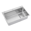 Chậu rửa bát đơn rộng rãi với các phụ kiện tiêu chuẩn