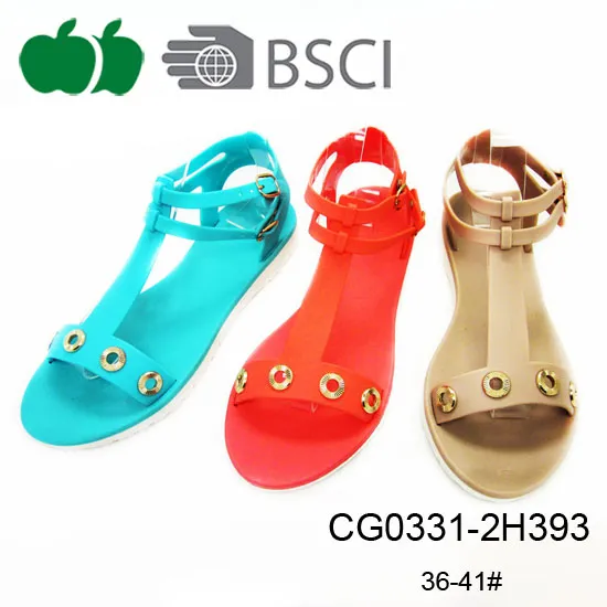 Popular Llatest Flat Summer Lady Sandals