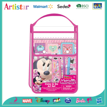 DISNEY MINNIE MOUSE carry art set