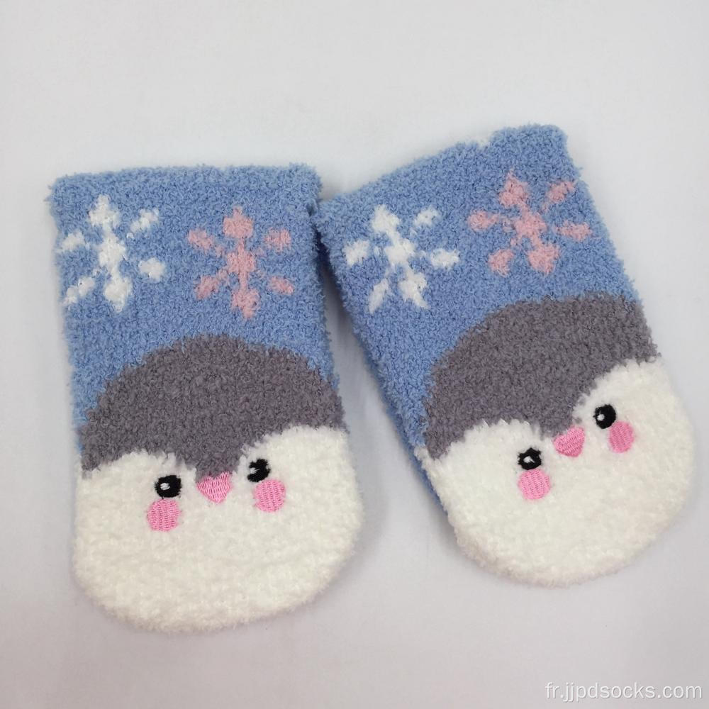 Chaussettes intérieure floue pour fille