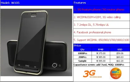 iGlo Mobile 3G feature phone