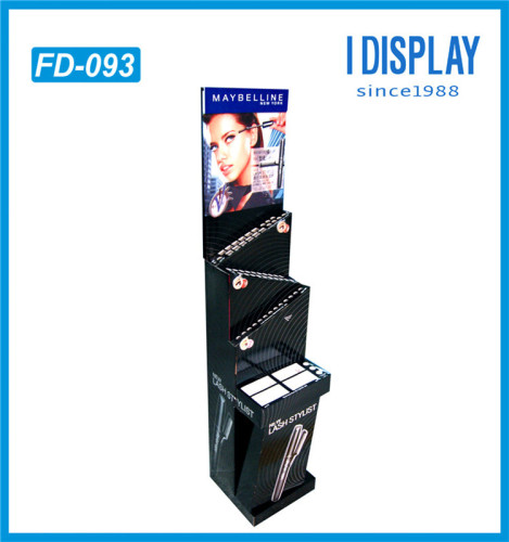 custom professional cardboard makeup case makeup display stands