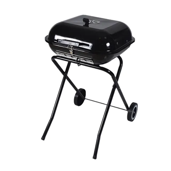 Easy To Move Outdoor Foldable Leg Barbeque Barbecue Grill Square Charcoal Bbq Grill