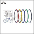 Pneu de bicicleta fixie colorido 25c 700c zhejiang