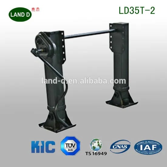 Trailers 35T Inside Landing Gear Trailers Parts Handle of Plug Hydraul Trailer Lifting Gearbox Jacks