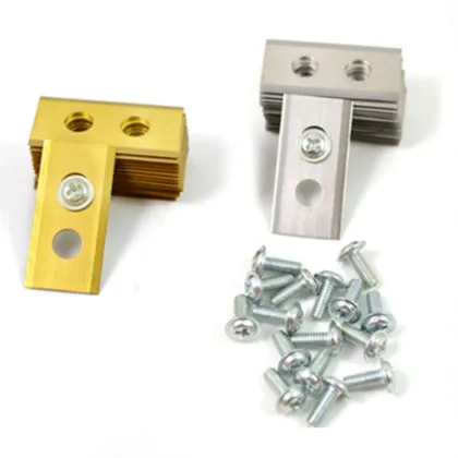 Knk Titanium Coated Robotic Lawnmower Blade Set with Screw - 9pcs Silver Blades Fit for Worx Landroid