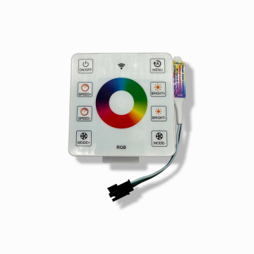 8-Key Touch RF Remote Control LED Dimmer for 5V/12V/24V - CCT RGB Strip Light Controller