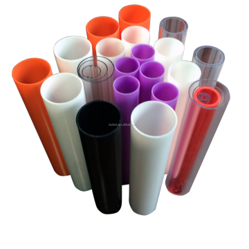 Custom ABS PVC PC PP PMMA TPU TPV TPE PETG PCTG Πλαστικούς σωλήνες - Διάφορα μεγέθη και χρώματα