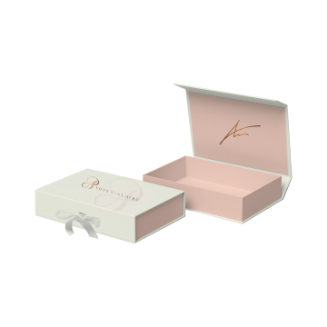 Luxury Custom Magnetic Jewelry Boxes with Foam and Ribbon