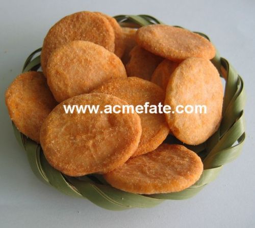 new product round rice crackers