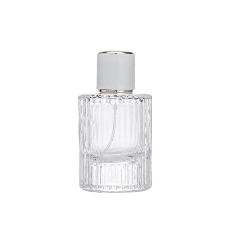 Botella cosmética de spray de vidrio de 50 ml de perfume