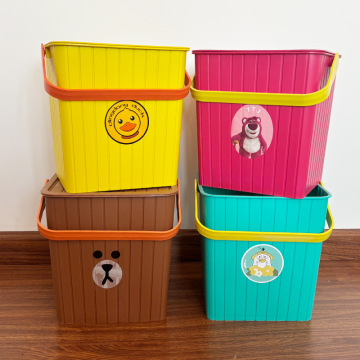 Thick Square Trash Can for Household Organization