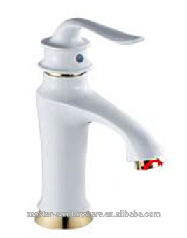 ceramic white basin faucet old style 2105