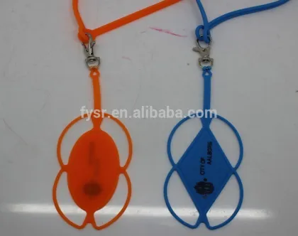 Wholesale Custom Logo Printed Silicone Cheap Mobile Phone Lanyard