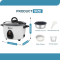 5 Cup Drum Rice Cooker with 400W Power