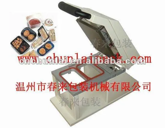 HS-200 manual tray sealer sealing machine for tray