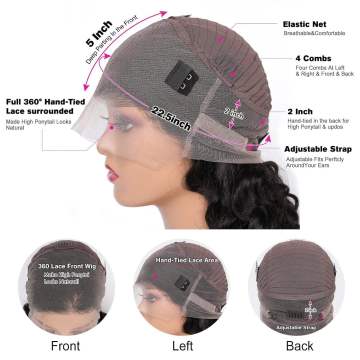 Body Wave 360 Lace Frontal Wig