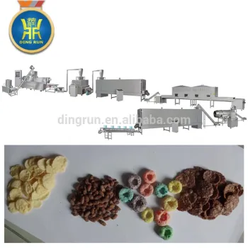 Nestle products roasted corn flakes processing line machine