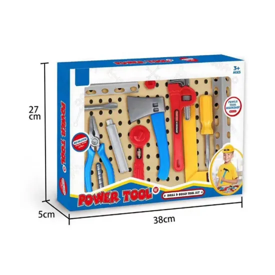 Plastic Tool Set Toy for Children 1-8 Years & Up