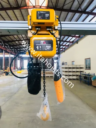 ER2 electric chain hoist 0.5-5t with hook
